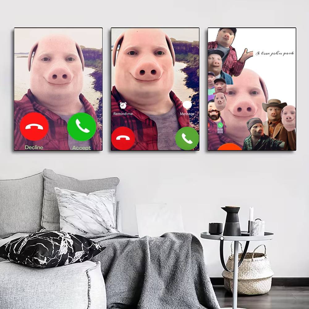 John Pork is Calling Poster fo - Home Bathroom Called ulasan dan harga