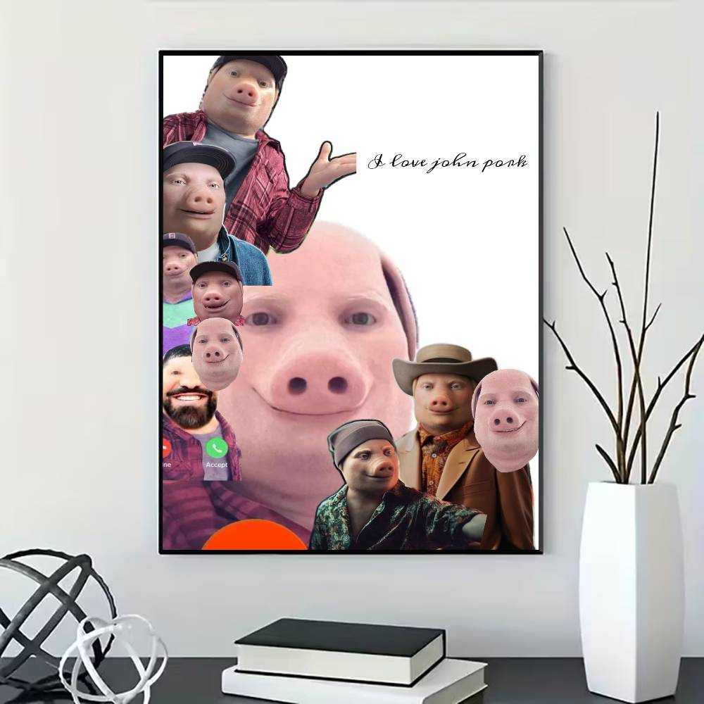 John Pork is Calling Poster fo - Home Bathroom Called ulasan dan harga