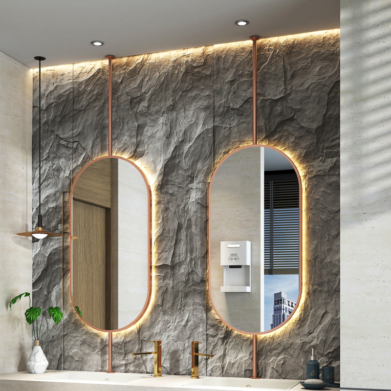 Size60x90cm Ceiling Oval Hangi - Home Bathroom Vanity ulasan dan harga