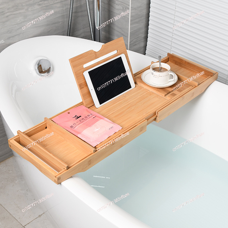 Luxury Brown Bathtub Caddy, Ex - Bath Caddy Tray ulasan dan harga