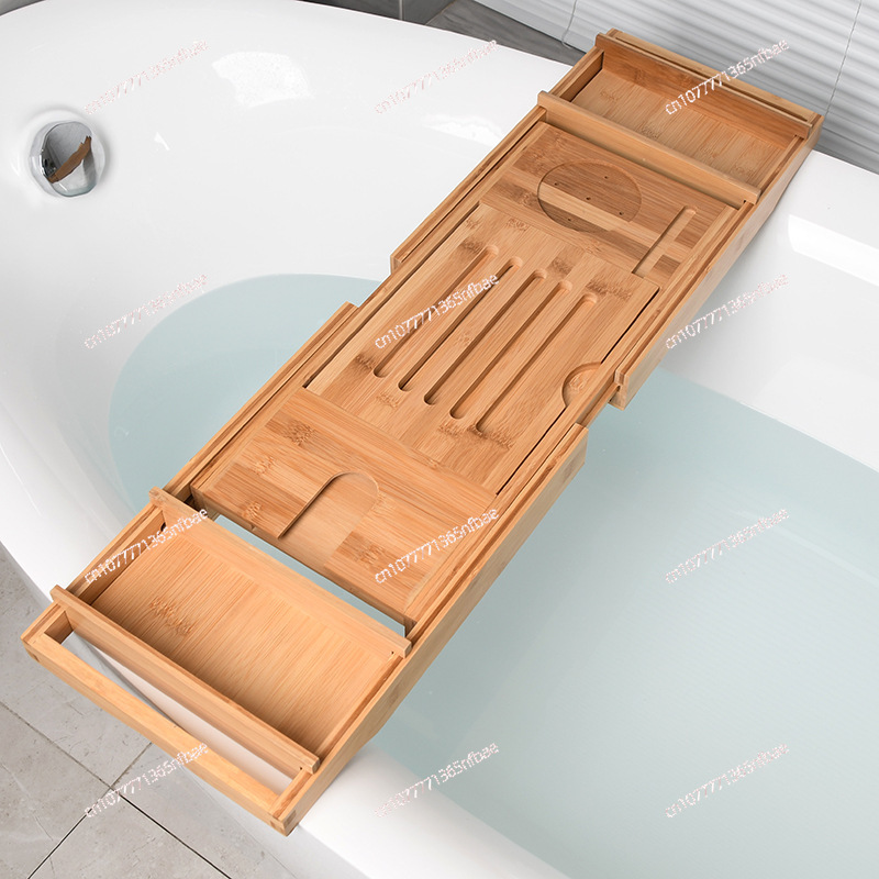 Luxury Brown Bathtub Caddy, Ex - Bath Caddy Tray ulasan dan harga