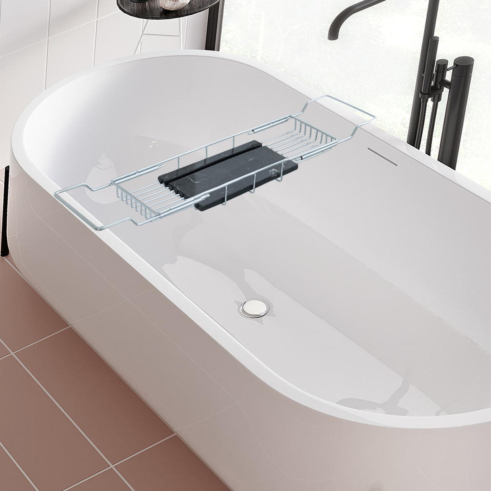 Bathtub Tray Bath Shelf Storag - Bath Caddy Tray ulasan dan harga