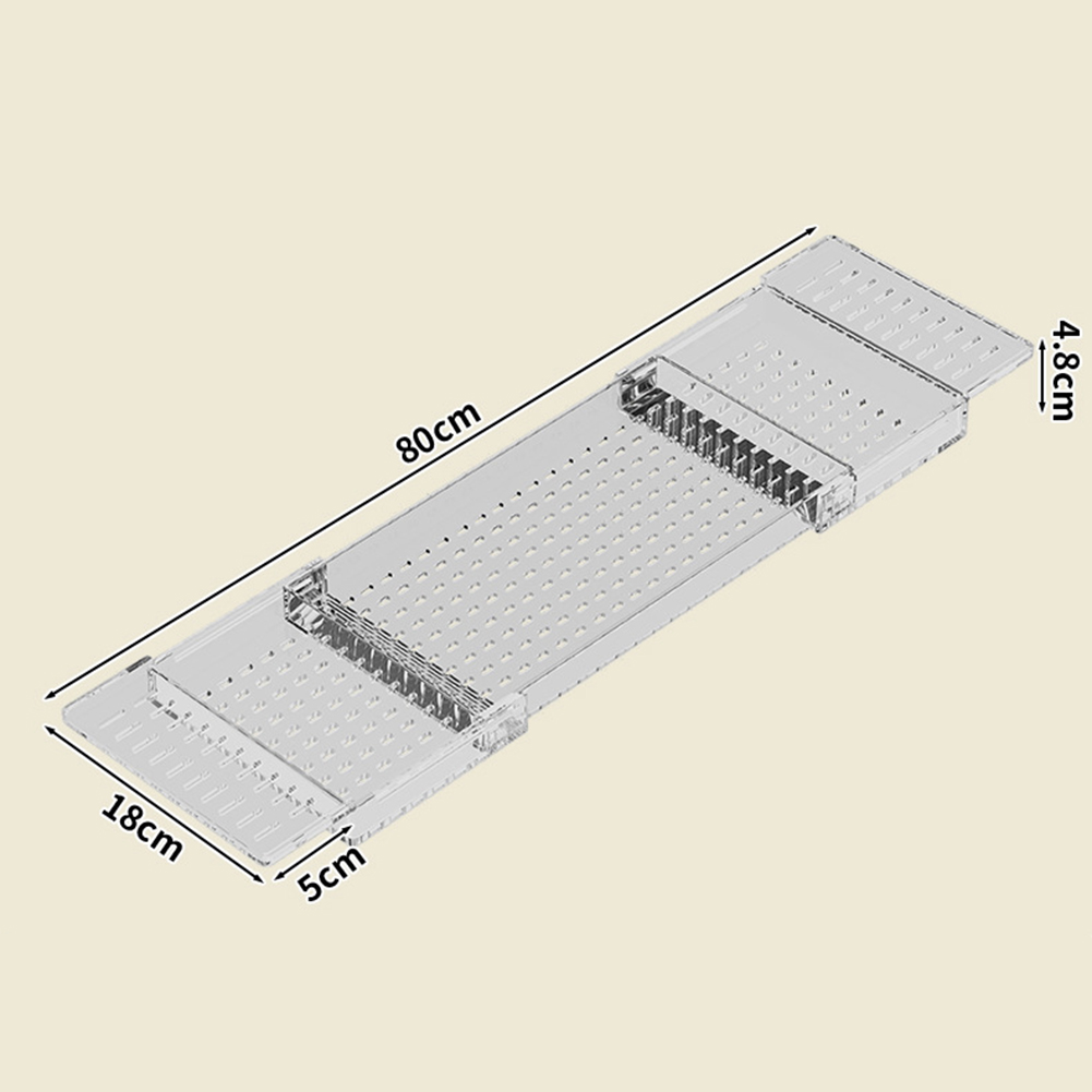 Luxury Expandable Bathtub -Cad - Bath Caddy Tray ulasan dan harga